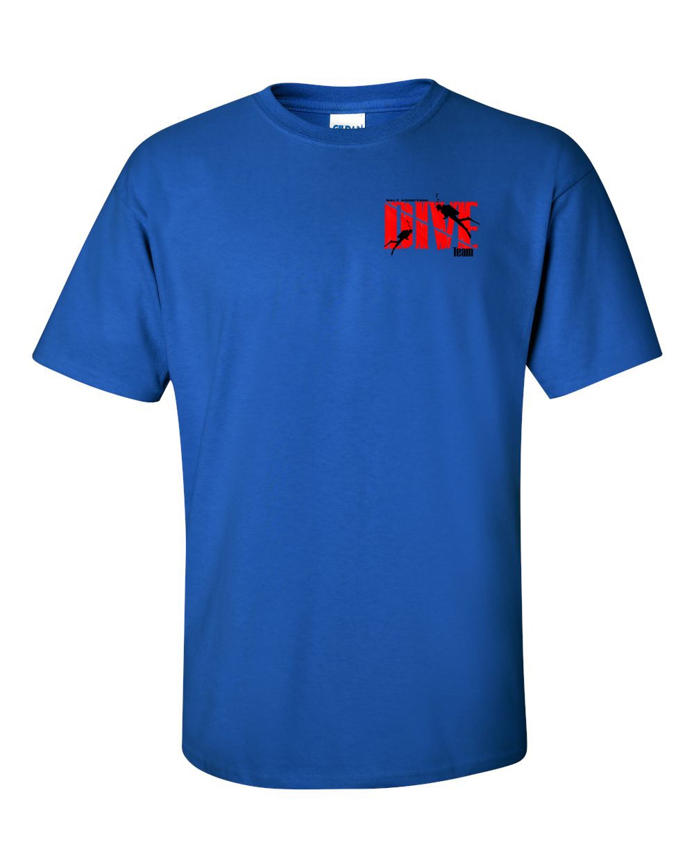 Salt Addiction scuba diving Short Sleeve T Shirt Ocean dive flag apparel gallery