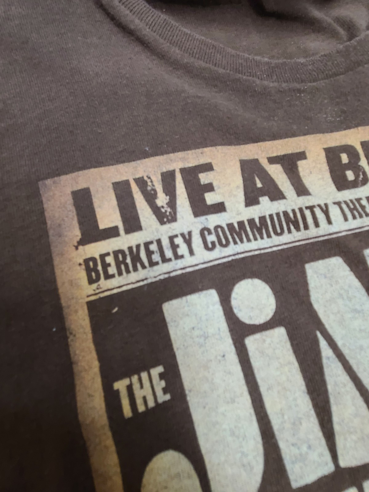 Jimi Hendrix Live At Berkeley 1970 Concert Poster Shirt Mens XL Official Tee gallery