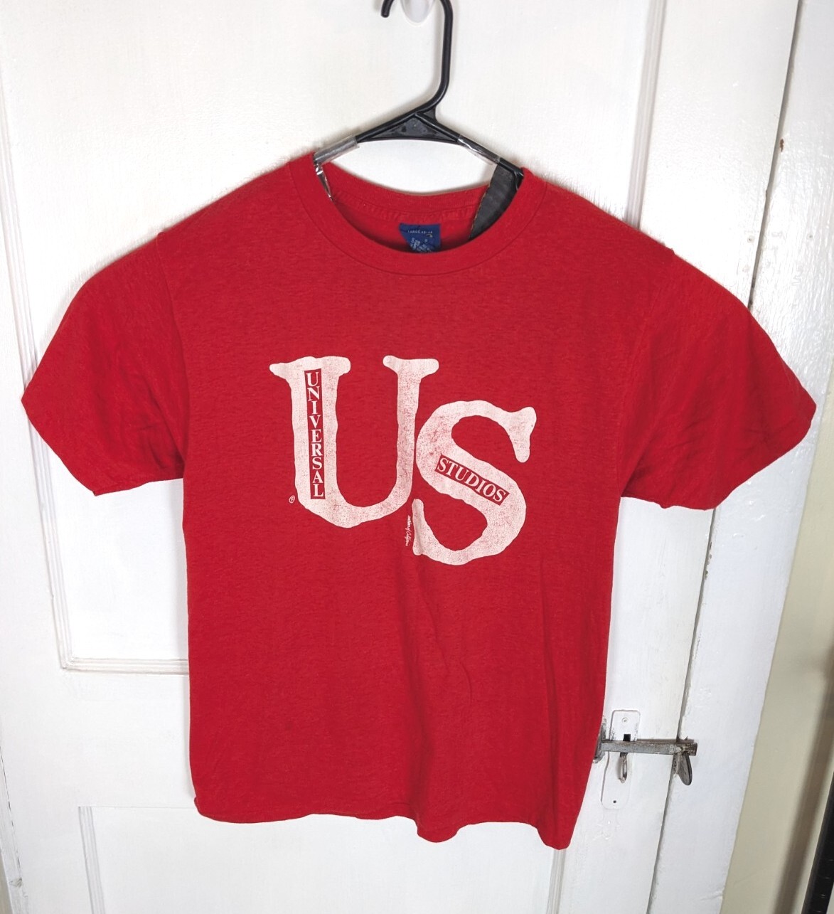 Vintage 70s Universal Studios Movies Promo Adin Of Cali Men L USA Made Red