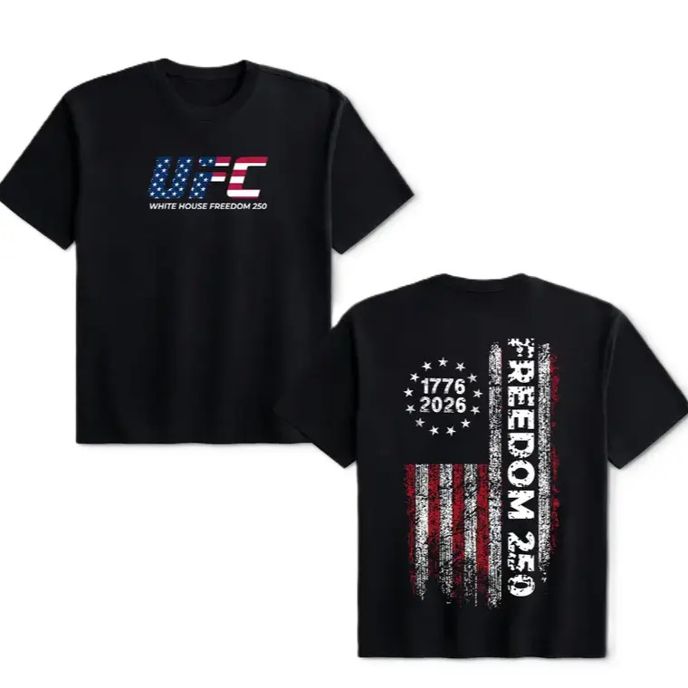 UFC White House Freedom 250 T-shirt, UFC T-shirt, Gift For Men Soft Cotton gallery