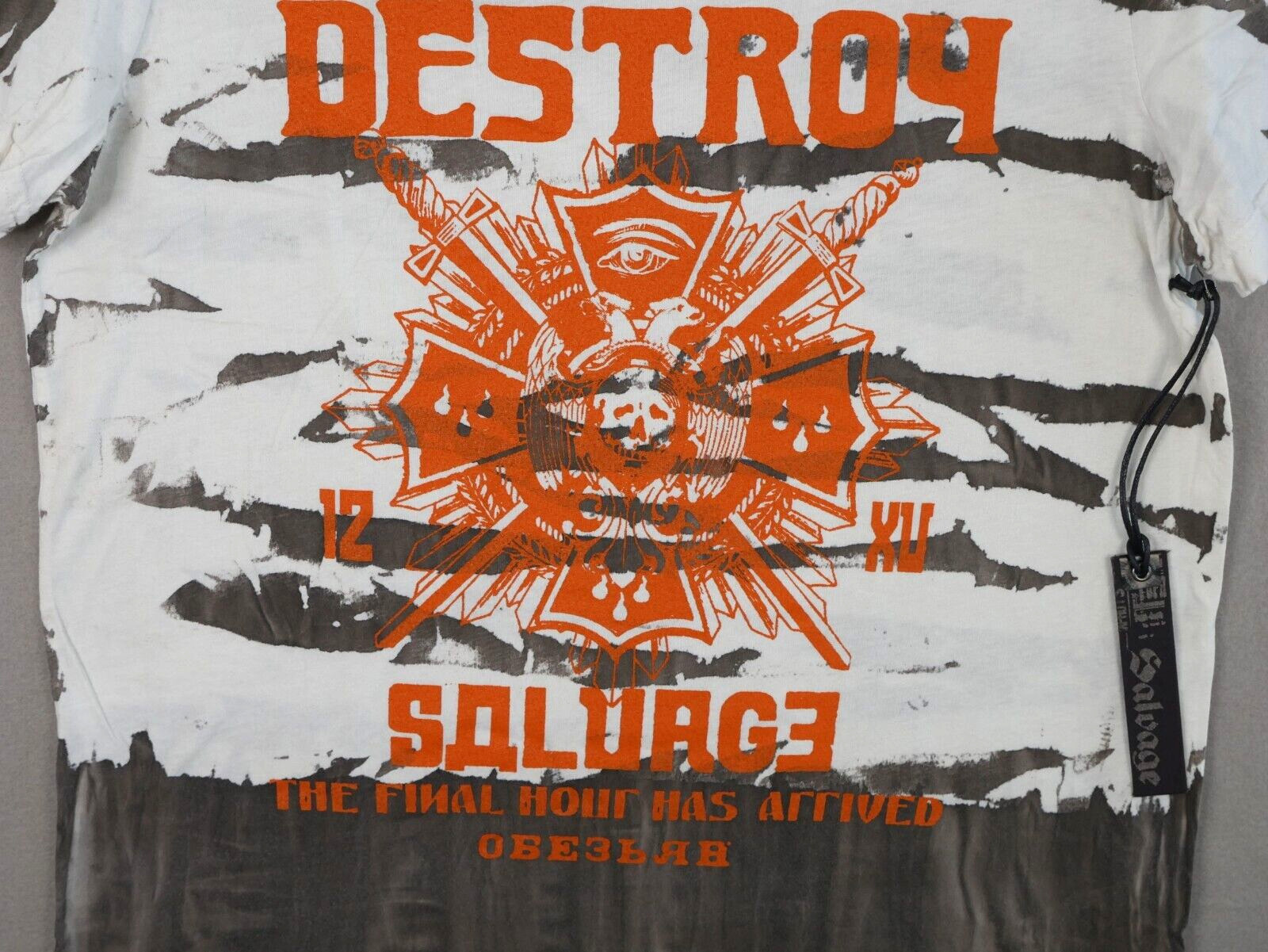 Genuine Vintage Salvage Brand T Shirt "SHOGUN" Rust V51T425 Size L gallery