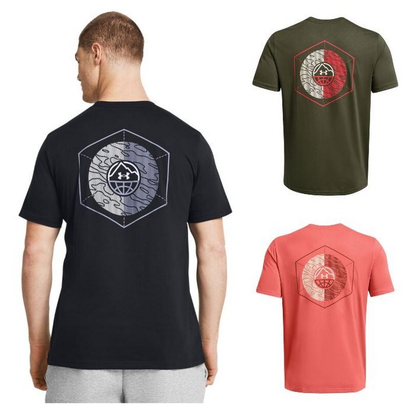 Under Armour 1382909 Men's UA Outdoor Cube Tee Graphic Logo Short Sleeve T-Shirt gallery