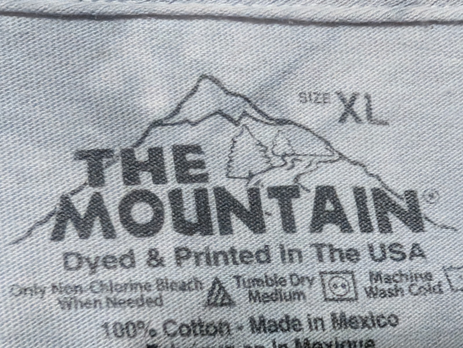 The Mountain Mens T-shirt Gray Face Of An Eagle We Promise To Defend XL #6734 gallery