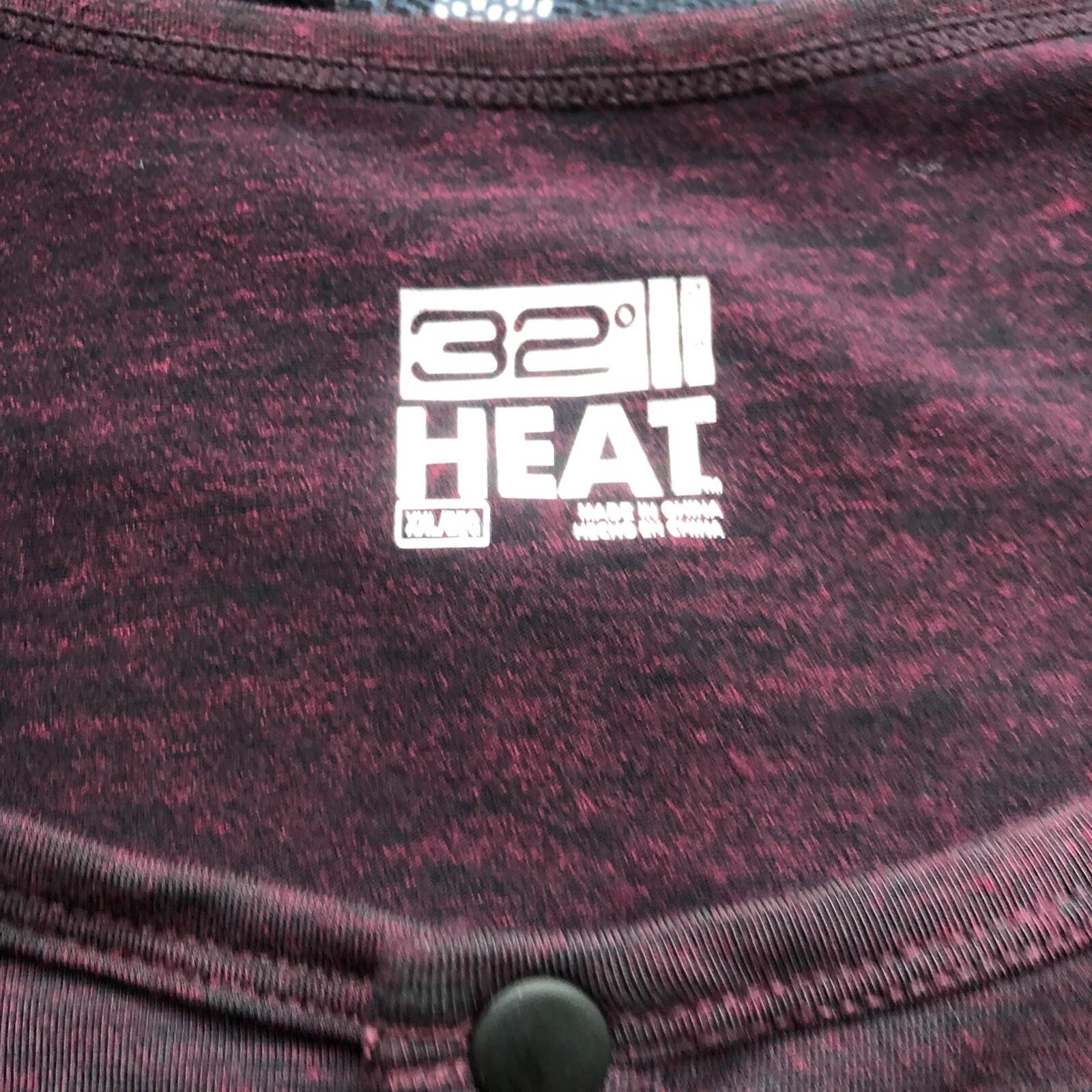 Men’s 32 Degree Heat Snap Henley L.S. Bordeaux XXL. NWT. gallery