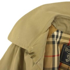 Burberrys Trench Coat Nova Check Lining Vintage Beige Belt Outerwear