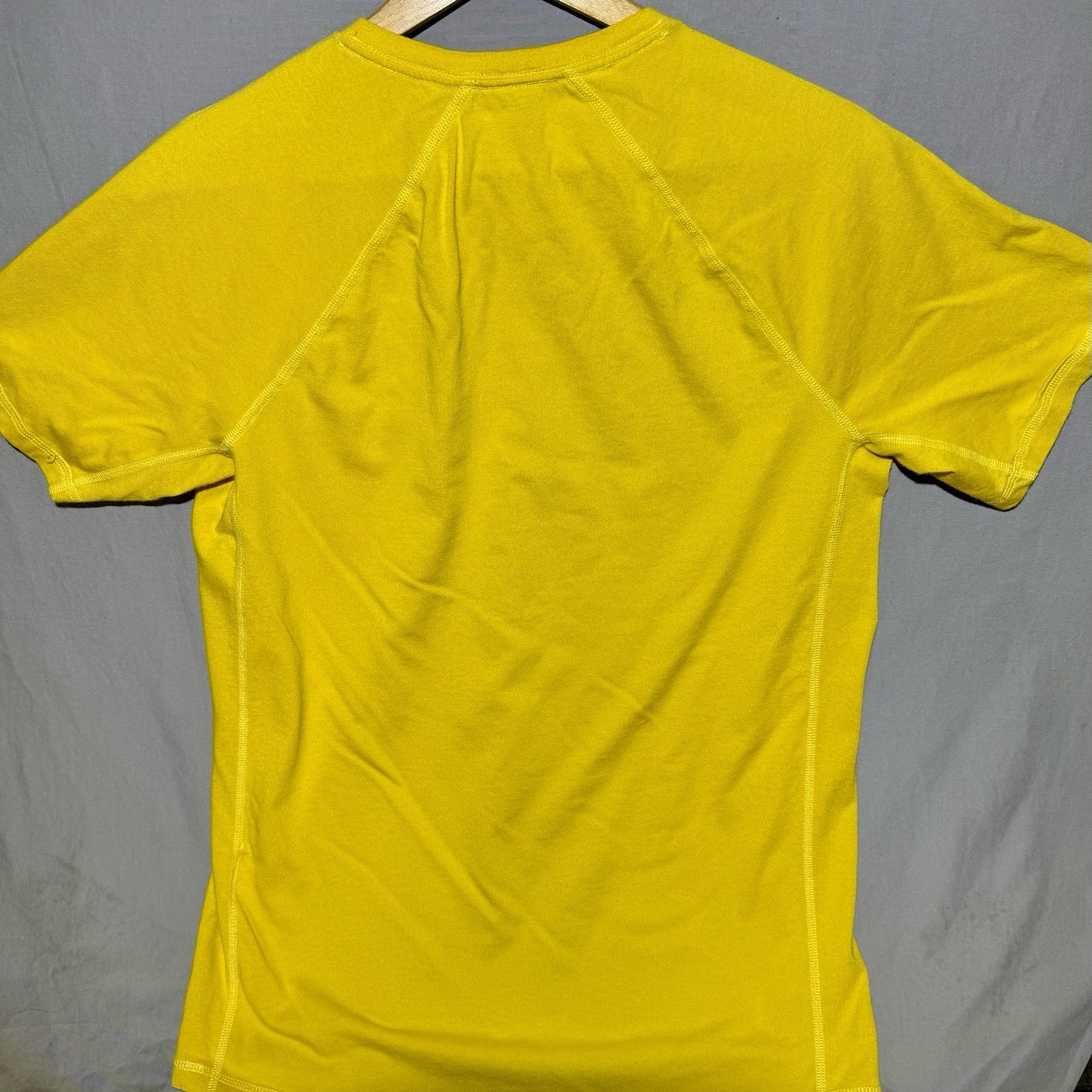 Carhartt Force Pocket Tee Mens Small Yellow Relaxed Fit Short Sleeve Shirt gallery