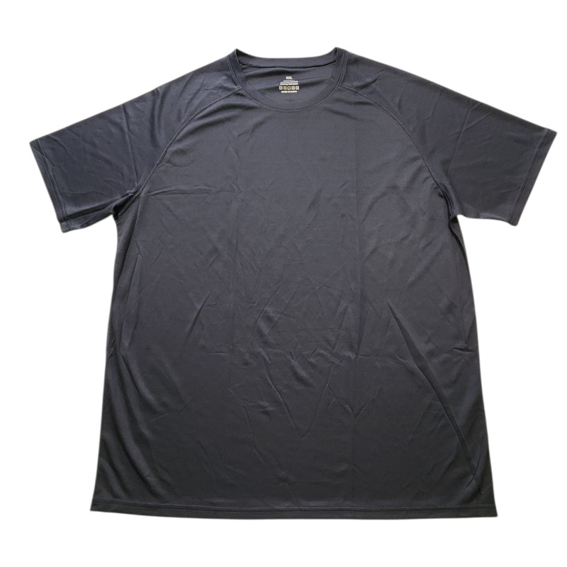 Men’s T-shirt Short Sleeve Crewneck Active Wear Running Tee Size 2XL