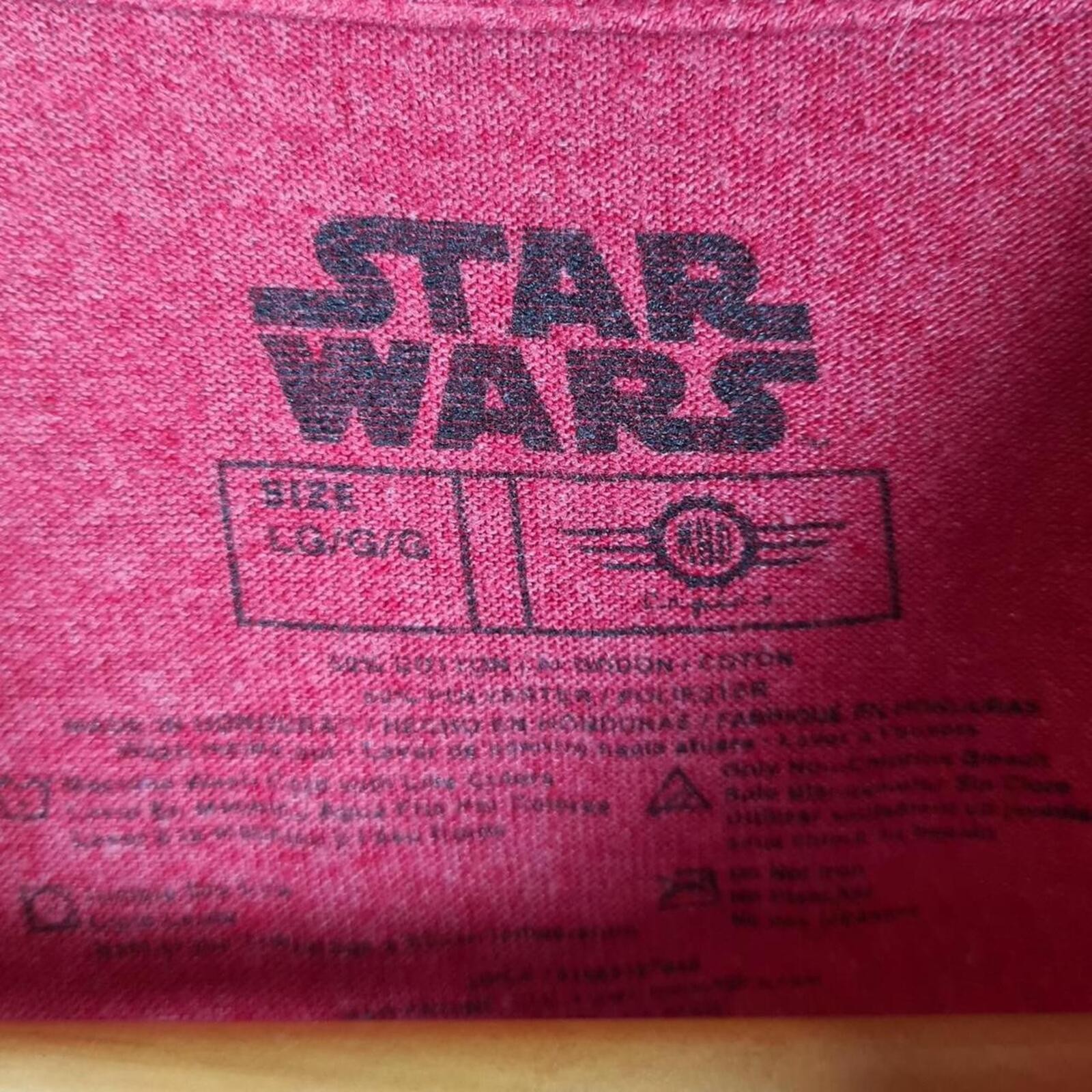 Star Wars Save The Death Star Graphic T Shirt Mens Large Pink Print Logo Z1214 gallery