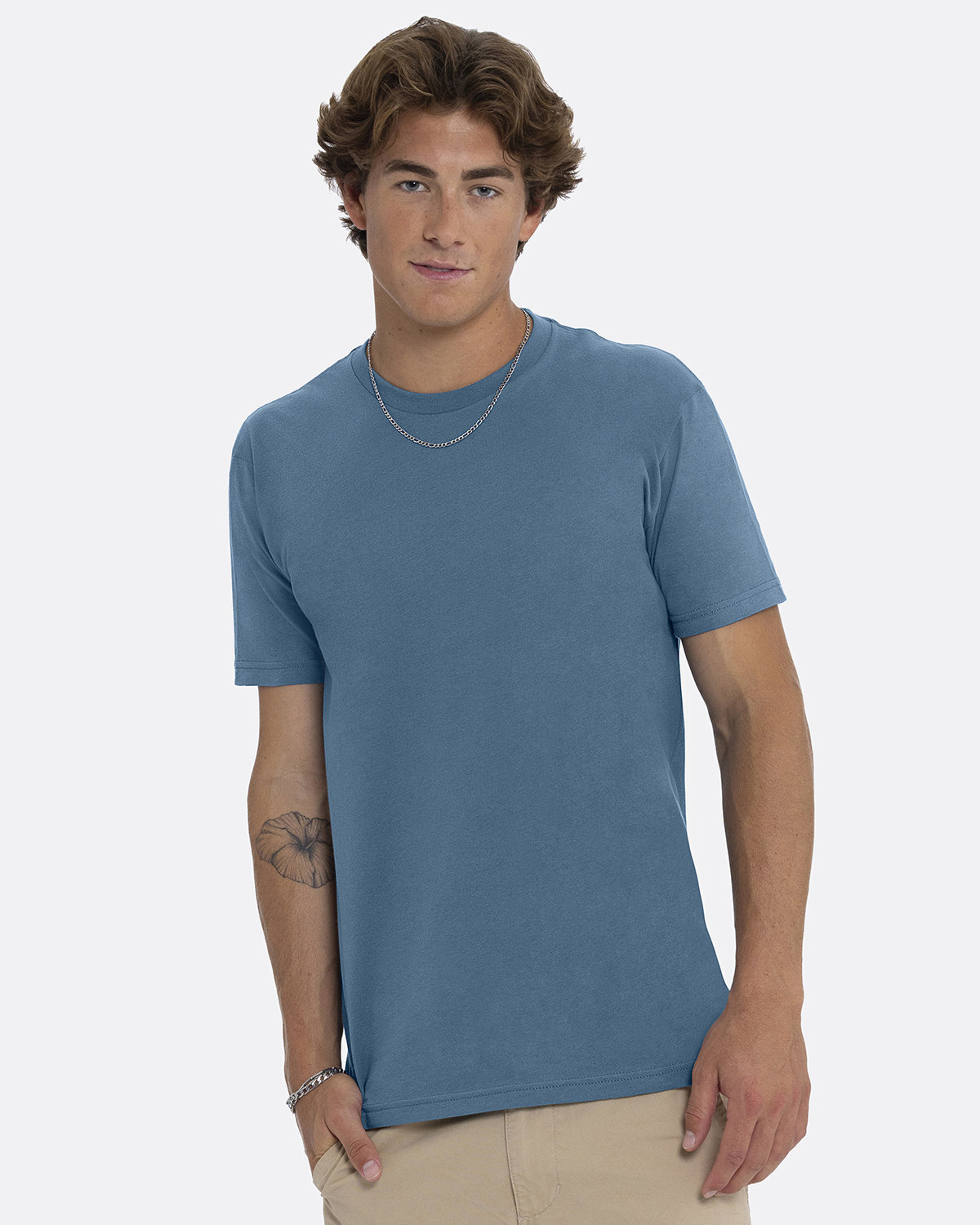 3 Pack Of Next Level Apparel Unisex Cotton Stylish T Shirt Plain T-Shirt - 3600 gallery