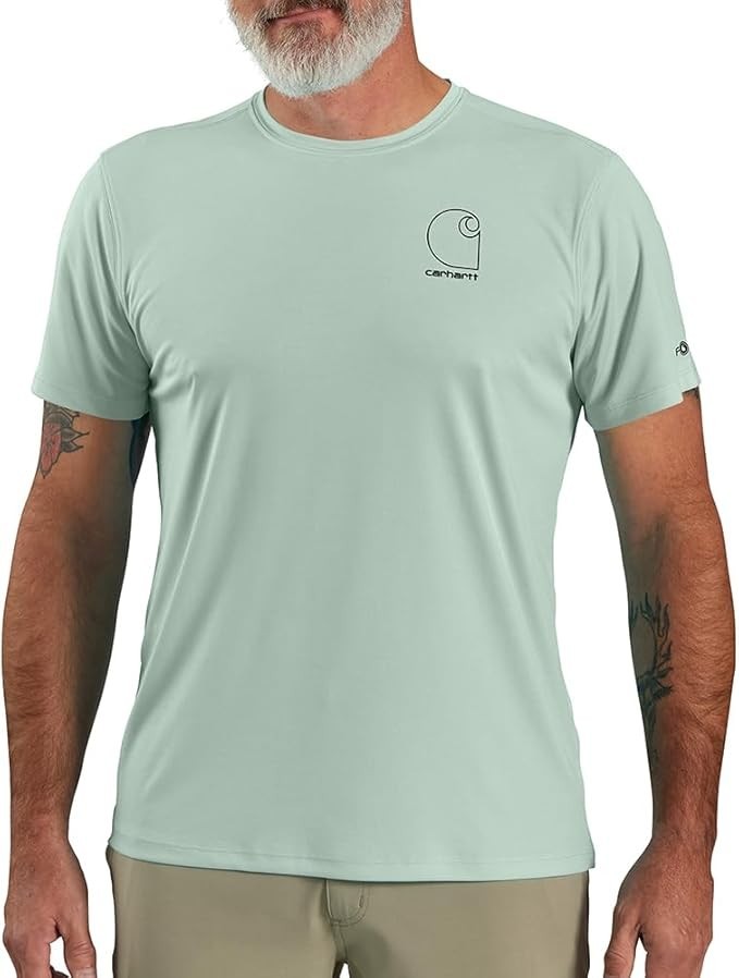 Carhartt Men's Force Sun Defender Relaxed Fit Short Sleeve T-Shirt Big Sky NEW gallery