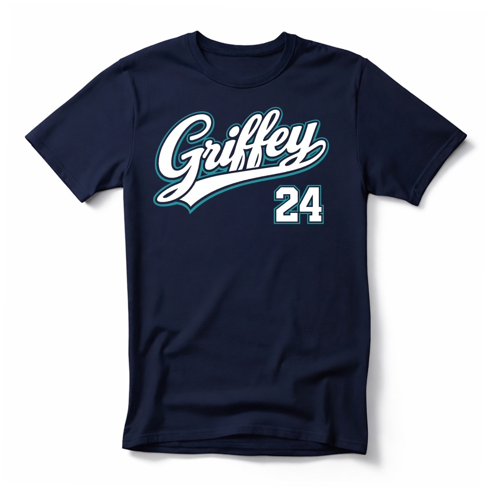 Griffey Jr. 24, Seattle Baseball HOF themed Pre-Shrunk Ring Spun Cotton T-Shirt gallery