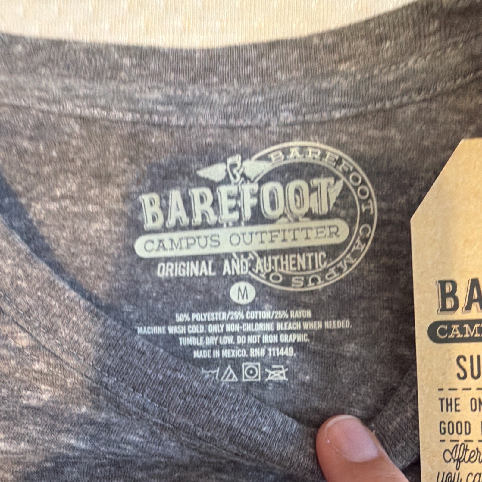 Barefoot Campus Outfitter Baylor Bear Graphic Tee Men's M Short Sleeve gallery