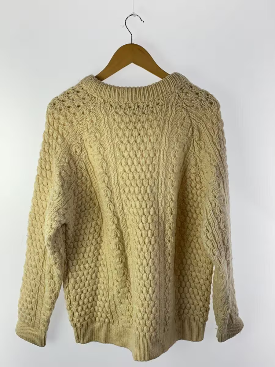 BONNER Knit Sweater (Thick) Wool Ivory Solid gallery