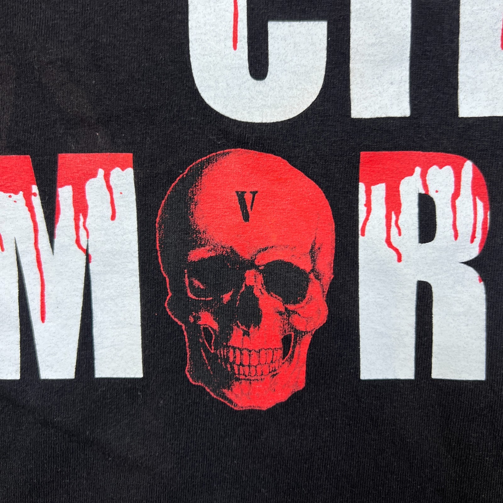 FW19 Vlone x City Morgue Dog T-Shirt Mens Medium Black Hip Hop Graphic T Shirt gallery