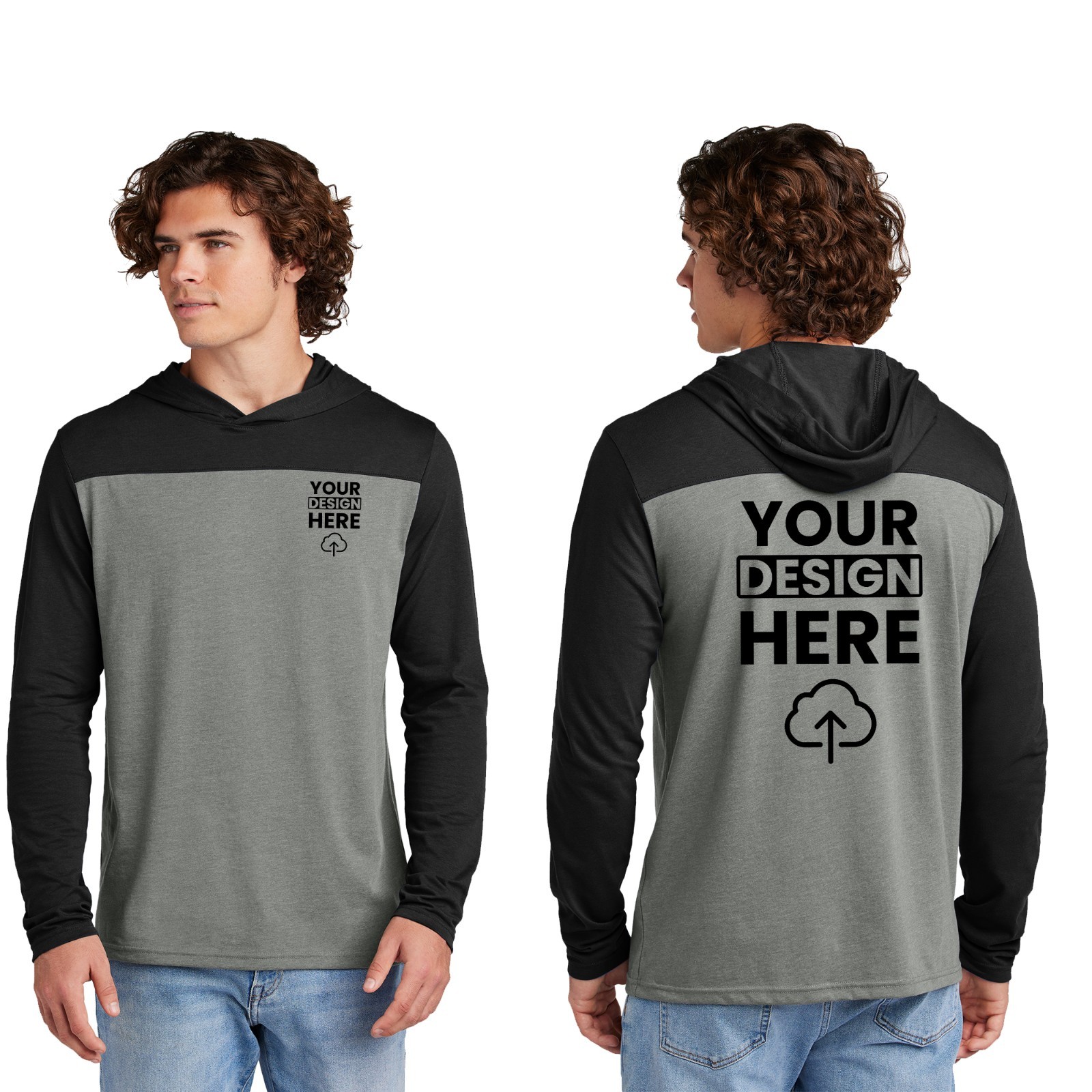 Custom Printed Mens Sport-Tek Halftime Long Sleeve Hoodie Gift For Him ST6044 gallery