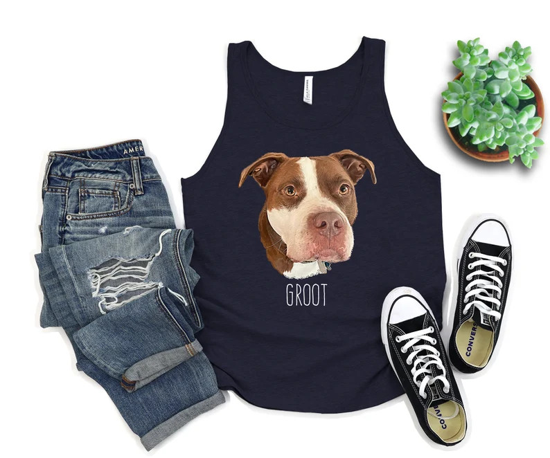 Unisex Custom Dog Pet Tank Top Personalized Dog Gift Idea gallery