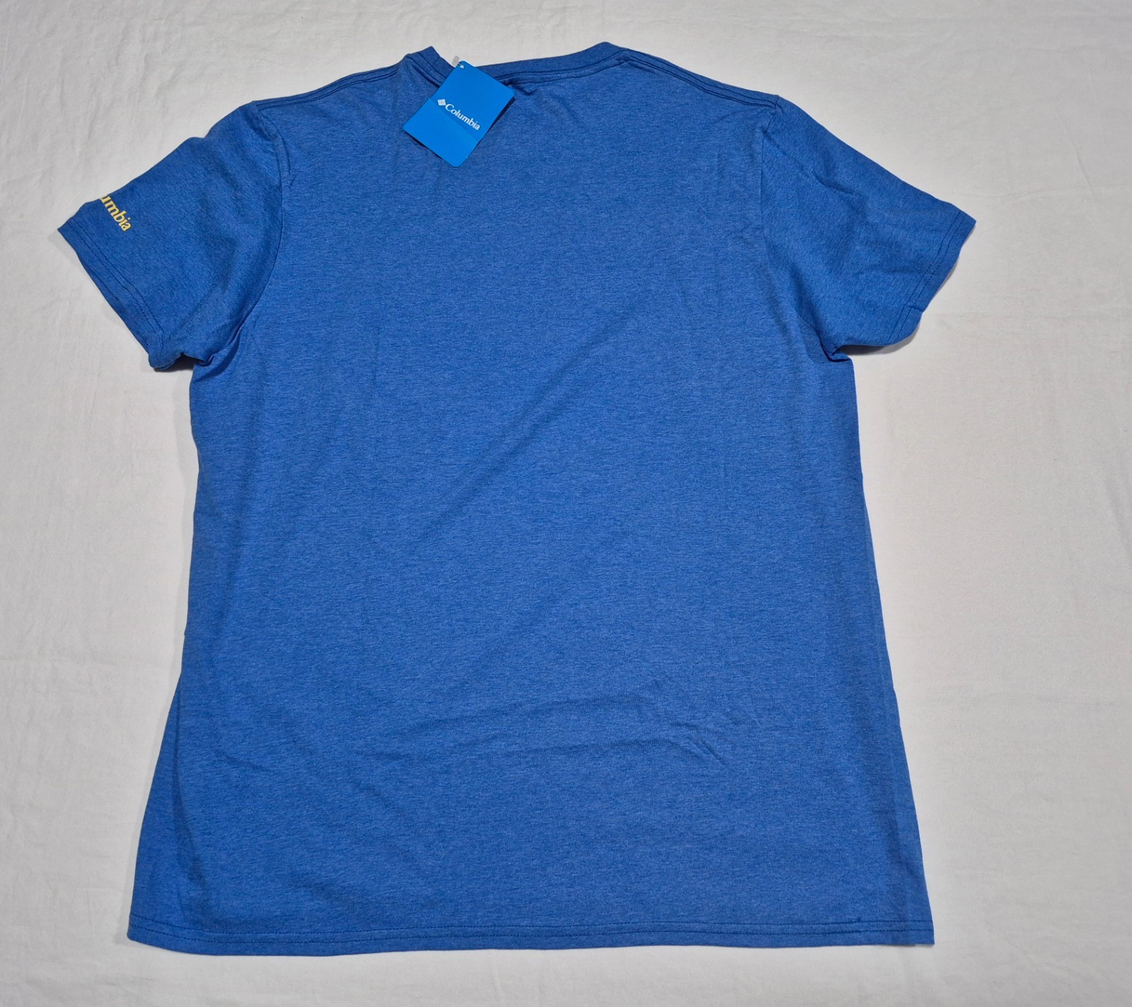 Columbia Men's Outdoor/Sports Blue Graphic Training Athletic Gym SZ Large gallery