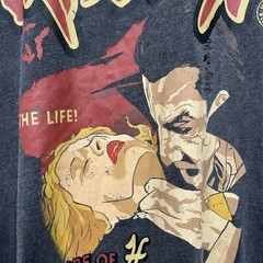 DRACULA Universal Monsters Horror Movie Poster Gray T-Shirt Men’s LARGE