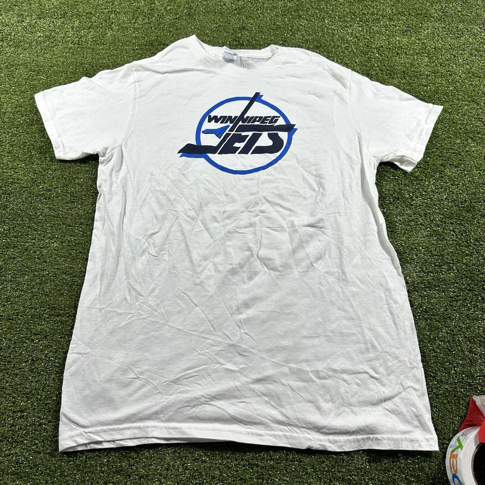 NWOT Fanatics NHL Winnipeg Jets White, Men’s M T-Shirt.