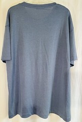 Zara Men’s Cotton And Lyocell Gray-blue Tshirt Size XL