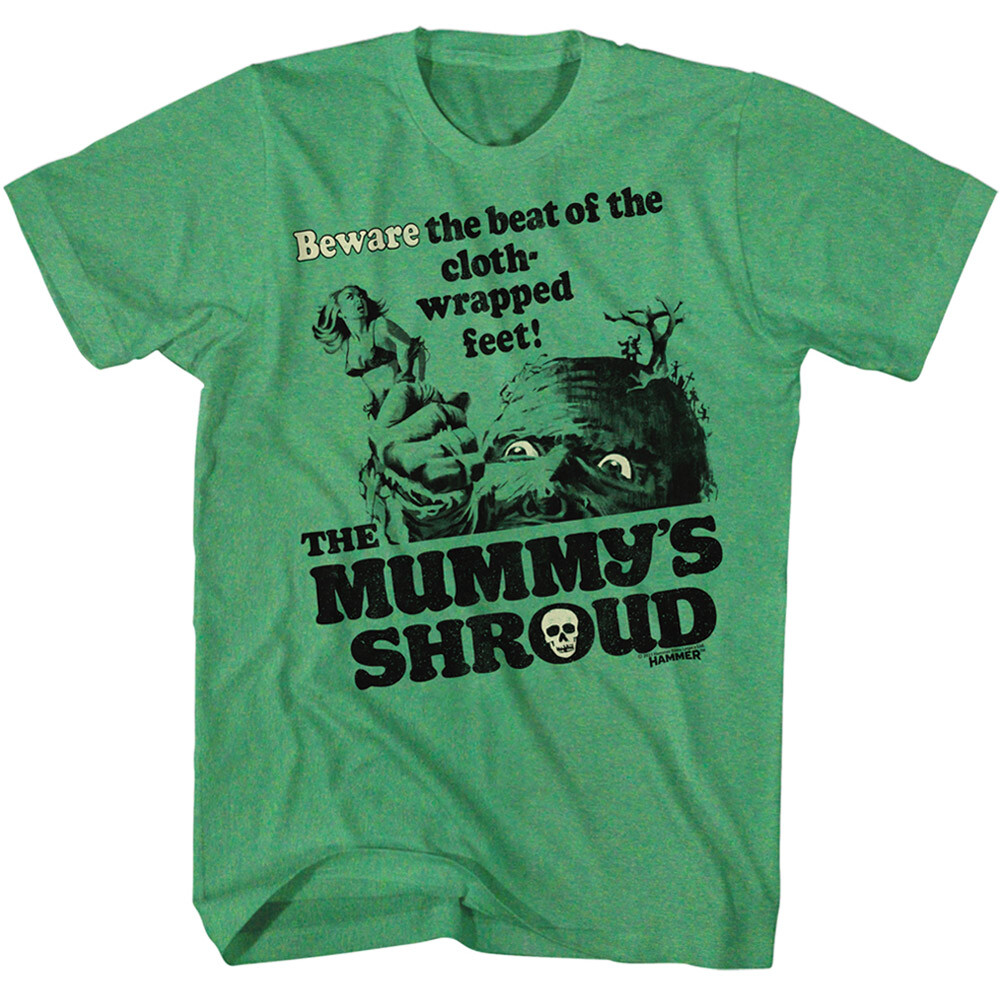 Hammer Horror Beware The Mummy’s Shroud Movie Men’s T Shirt
