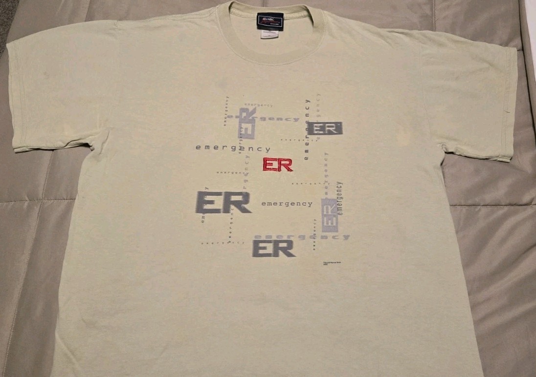 Vintage ER NBC Experience Store T Shirt XL 2002 Y2K 90s Medical Tee gallery