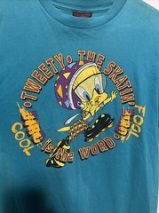 Vintage Garment Graphics Tweety Bird Graphic T-Shirt Size XL 1995 Made In USA