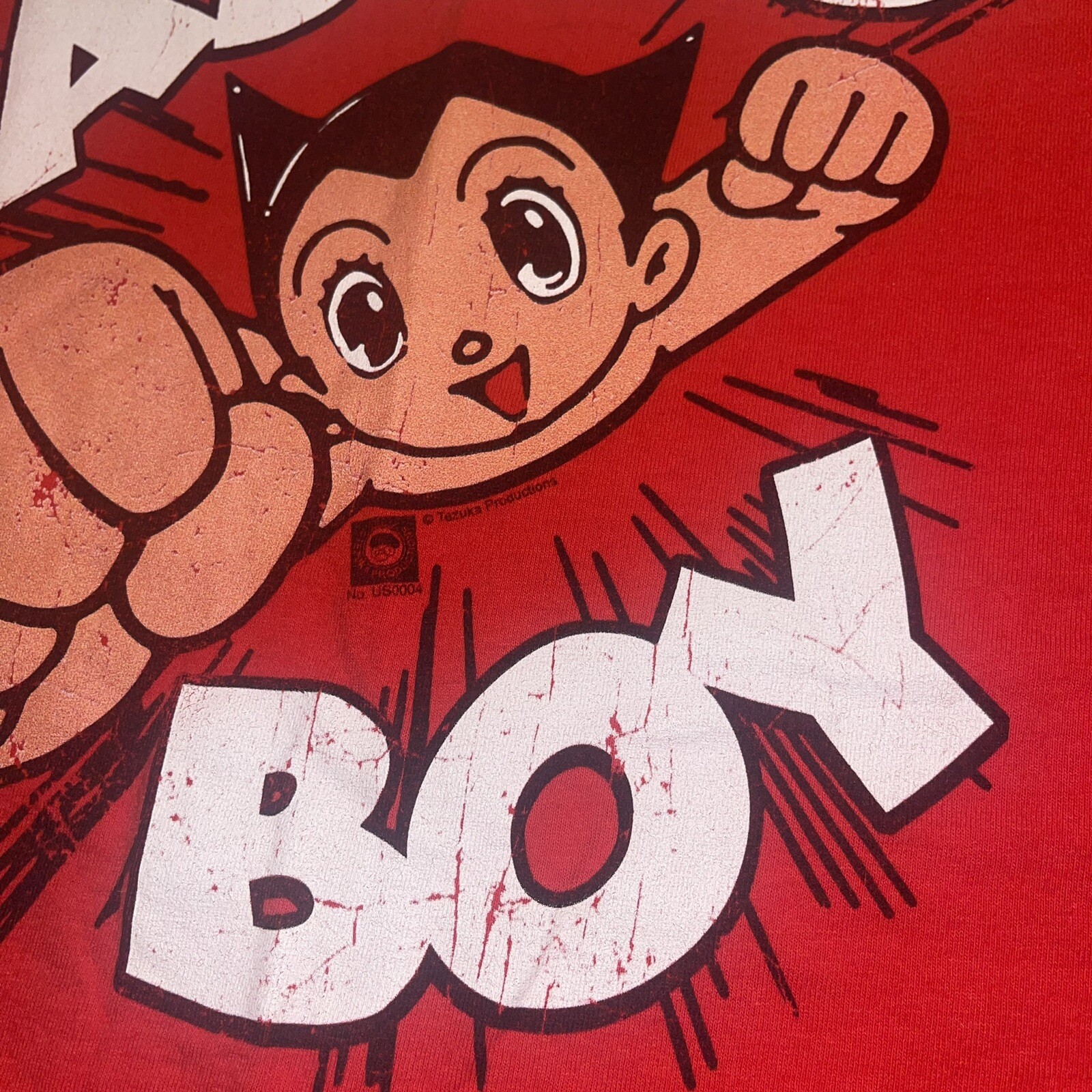 Astro Boy Graphic Tee T-shirt Size Large L Red Osamu Tezuka Productions Official gallery