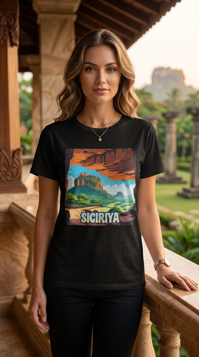 Sigiriya Sri Lanka - Unisex Short Sleeve T-Shirt gallery