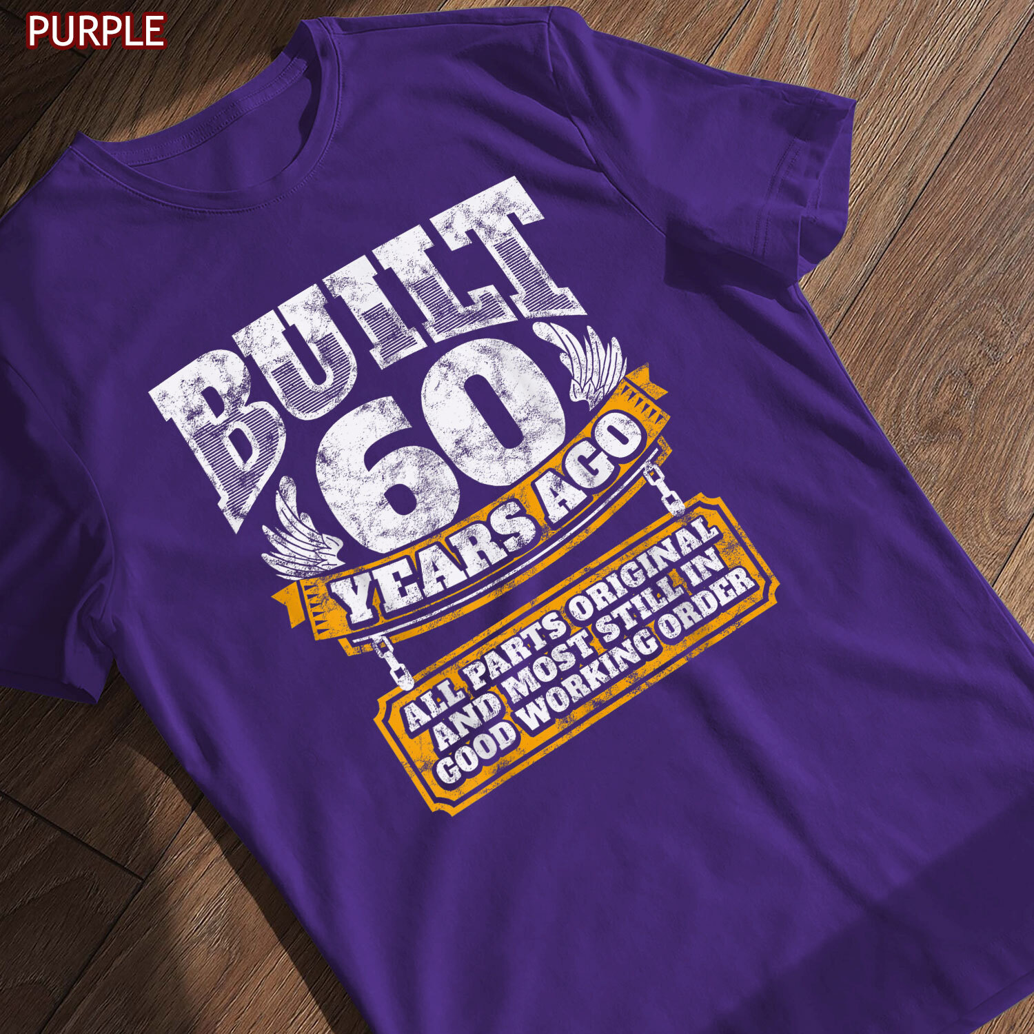 Funny 60th Birthday Shirt B-Day Gift Saying Age 60 Year Joke Gift T-shirt gallery
