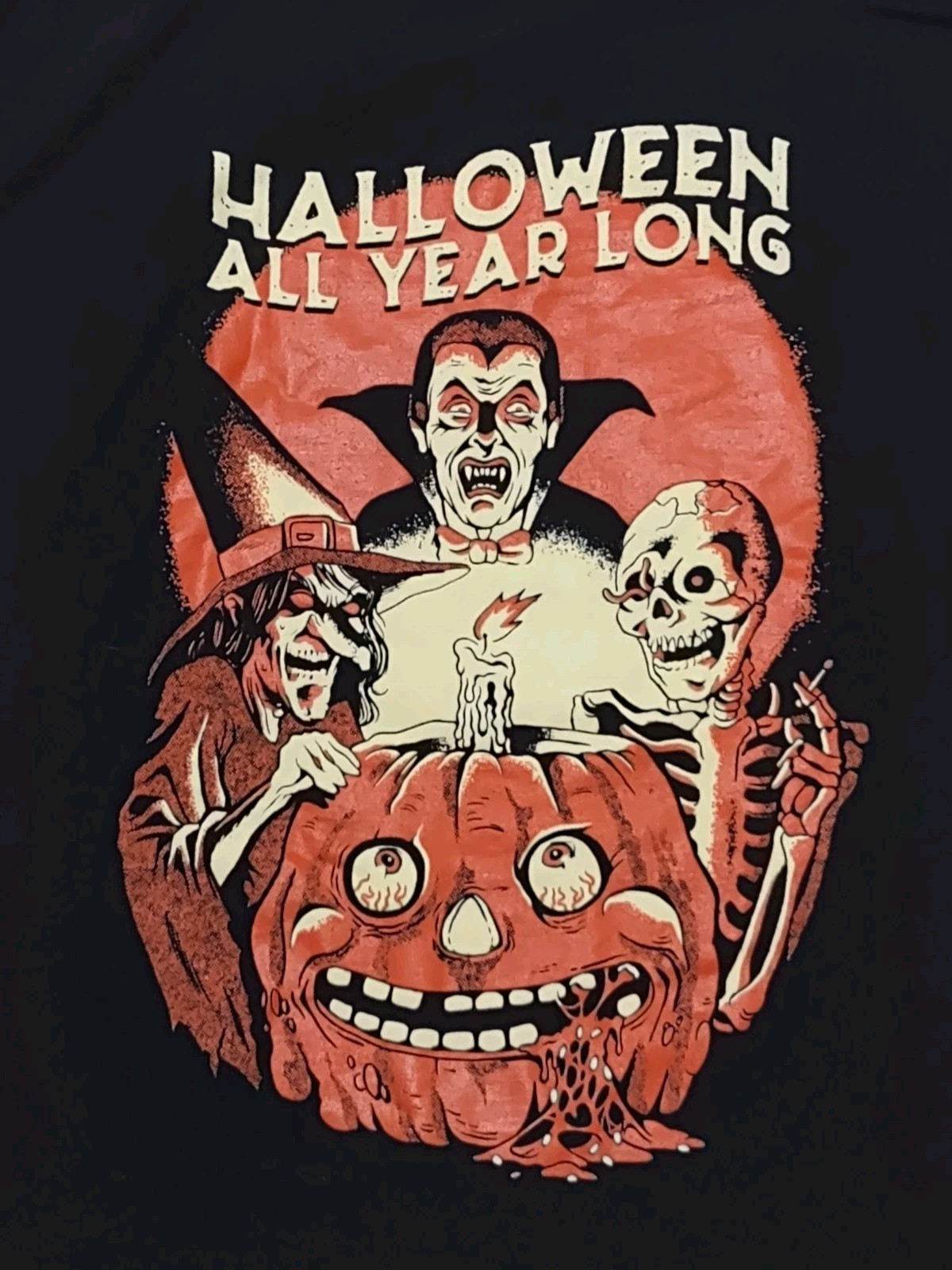 The Halloween Shirt Co Halloween All Year Black 2XL T Shirt gallery