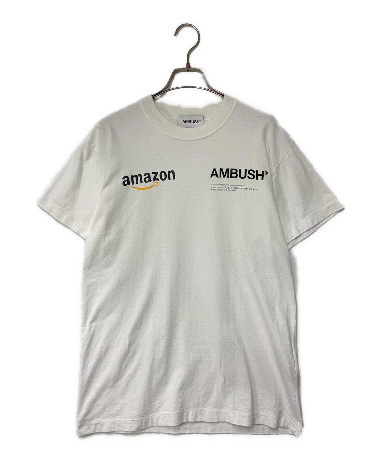 AMBUSH × amazon Amazon Fashion Meets T-Shirt Size: 2 White 12111715 Men
