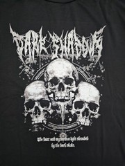 Romwe Goth Grunge Punk Dark Shadows Skulls T-shirt Size Small