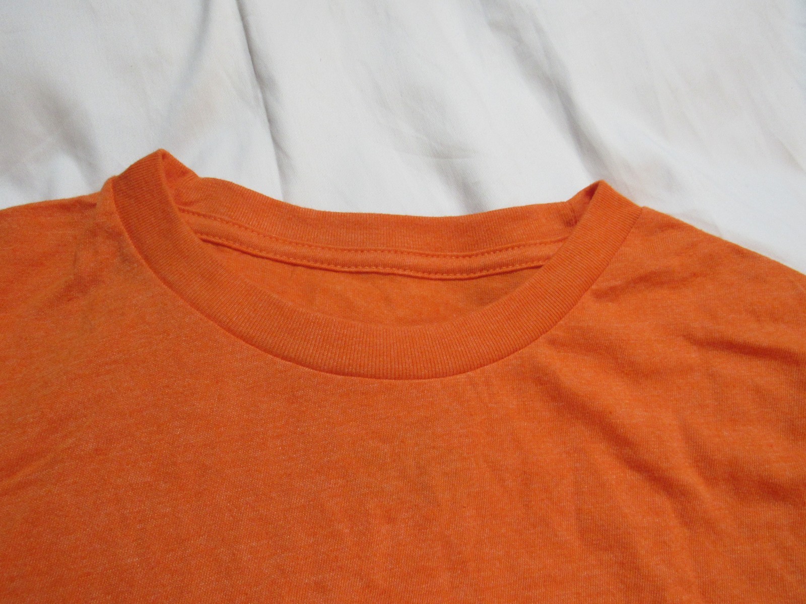 Fanatics Mens Large Orange T-shirt Short Sleeve Polyester Blend Stretch Fit New gallery