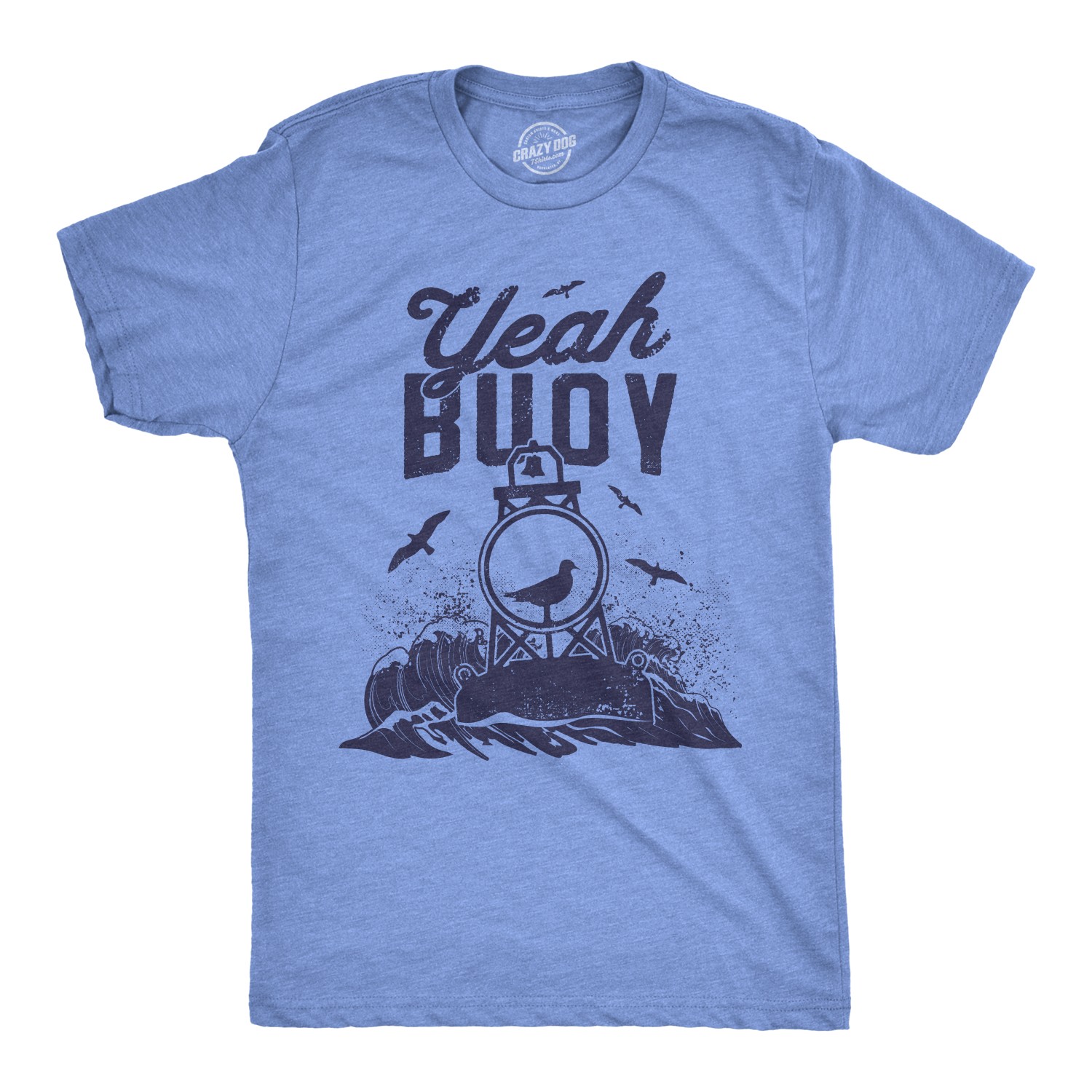 Mens Yeah Buoy T Shirt Funny Seagull Beach Vacation Tee gallery