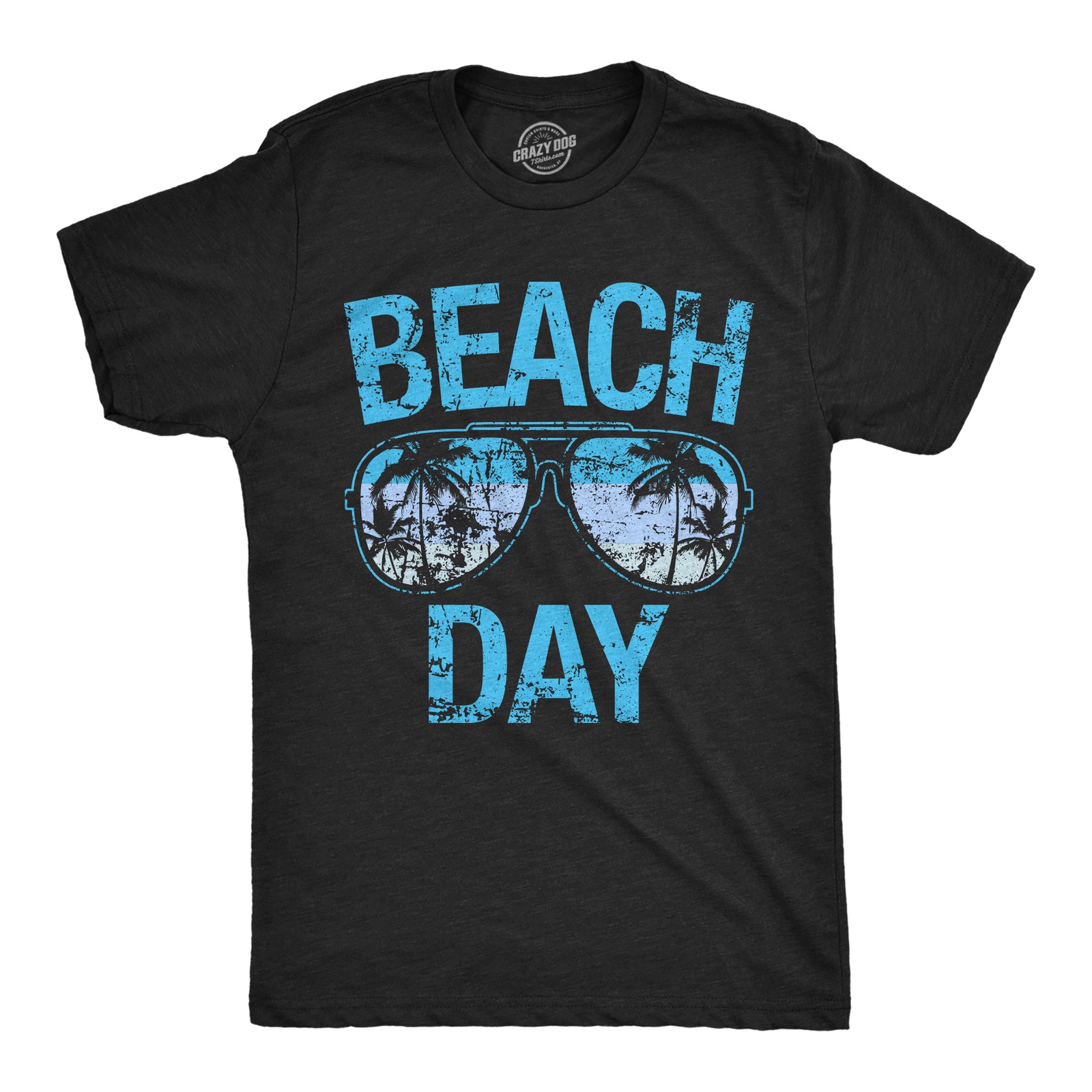 Mens Funny T Shirts Beach Day Sunglasses Sarcastic Vacation Tee For Men