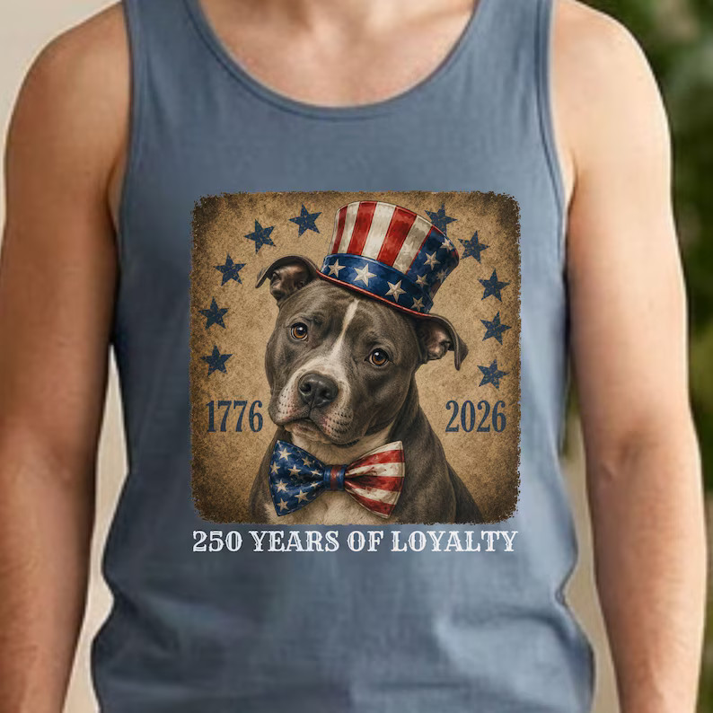 Yellow Lab Patriotic Tank Top gallery