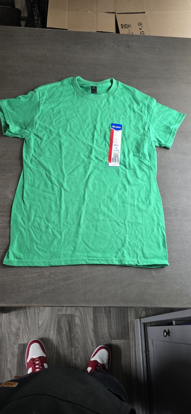 Gildan G500 Unisex Heavy Cotton T-Shirt in Irish Green Size Small gallery