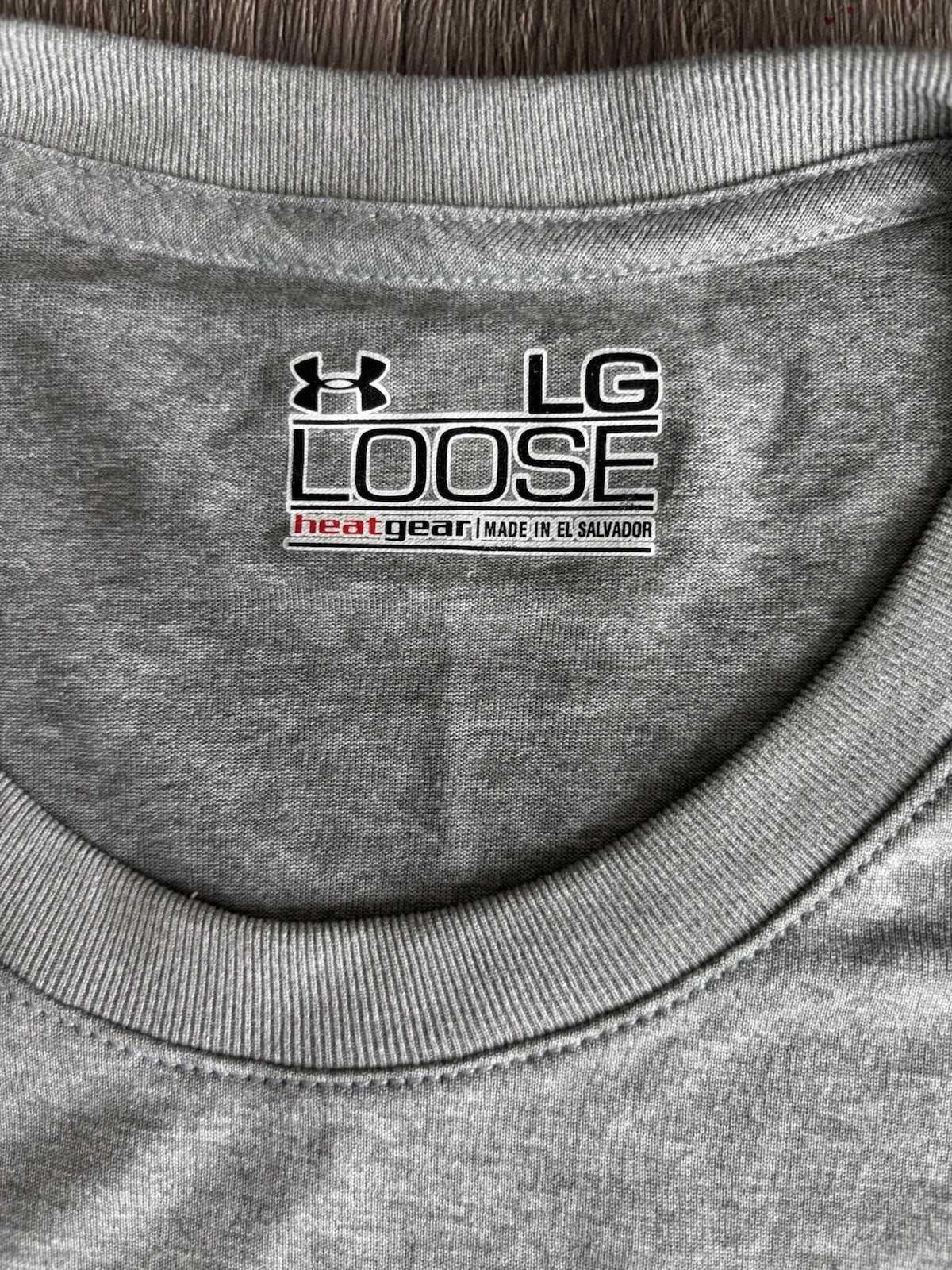 Under Armour HeatGear Men’s LG Gray Loose Crew Neck Angels AL West Champs Tee gallery