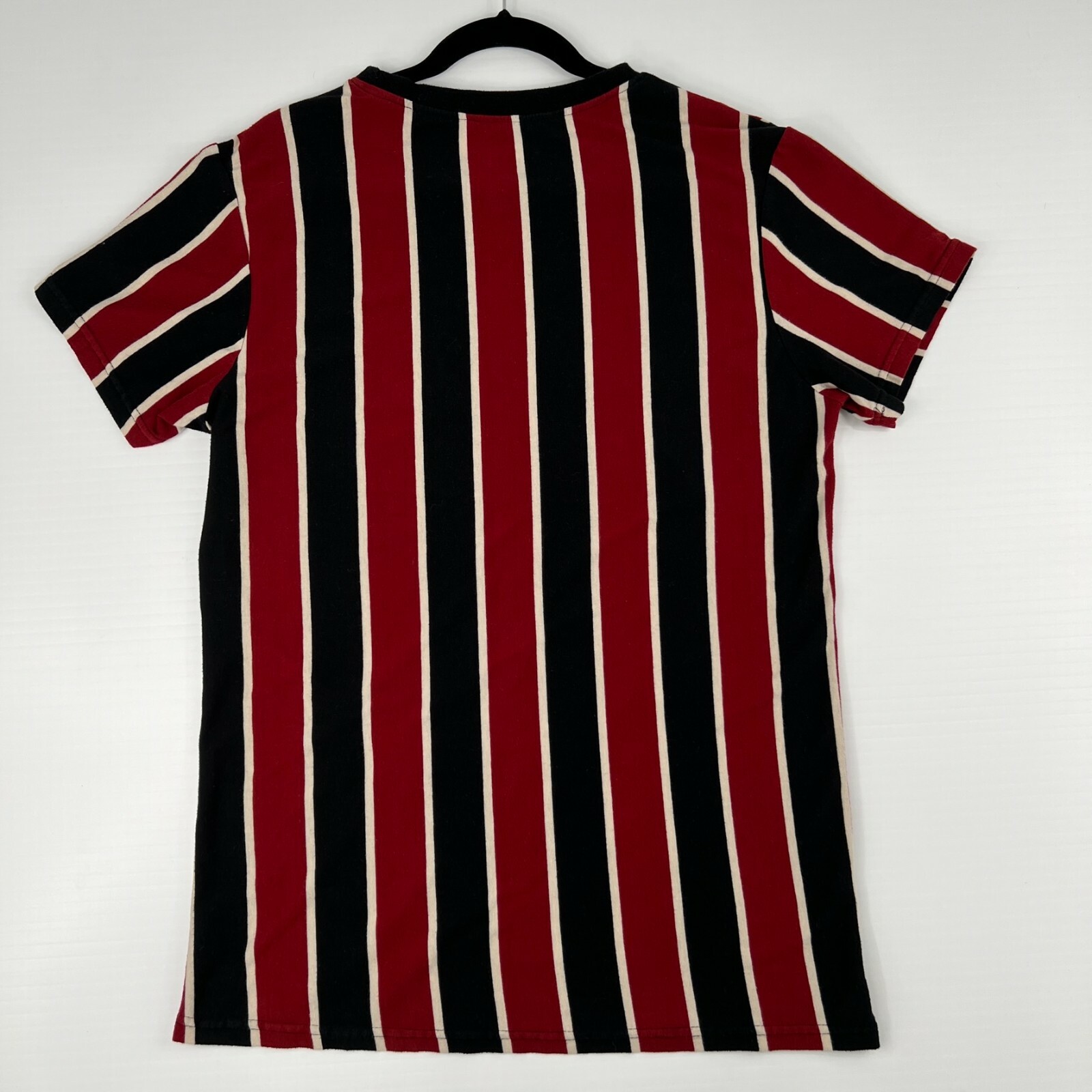 RSQ Collective Shirt Men Large Paris France Spell Stripe Work Party Gym Core Go gallery