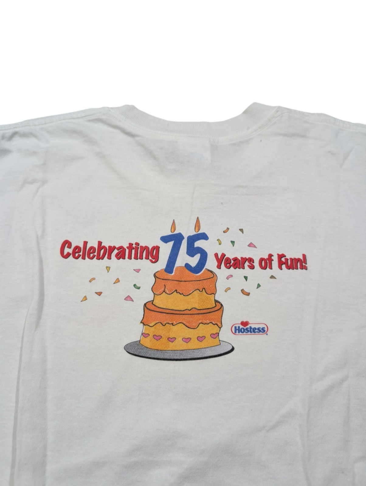 Vintage Y2K Hostess Twinkies Birthday Twinkie the Kid T-Shirt 2000 75th Size XL gallery