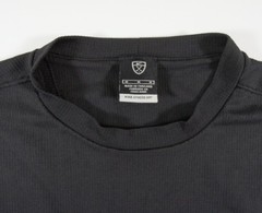 Nike Golf Shirt Mens Medium Black Sphere Dry Workout Training Activewear Swoosh