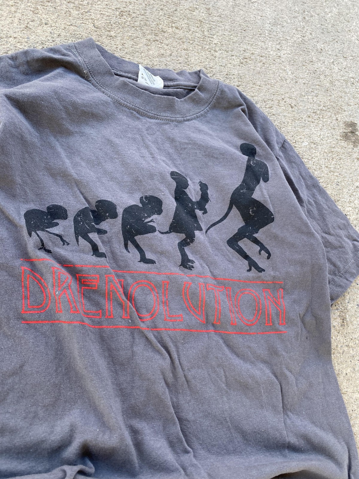 Anvil Splice Drenolution Shirt Mens Small Gray Horror Sci-Fi Movie Graphic Tee gallery