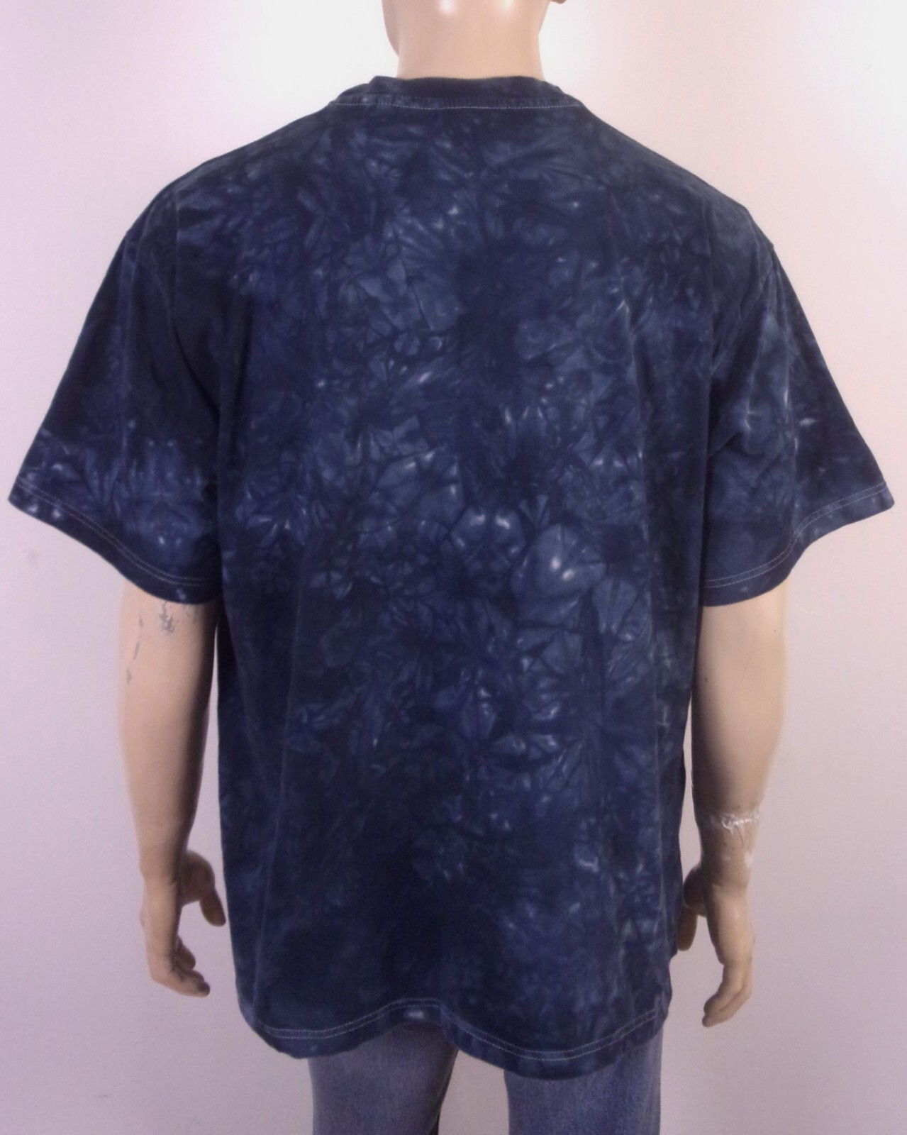 vintage 90s 00s Y2K The Mountain Tie Dye Lion Big Face T-Shirt Animal SZ 1X BIG gallery