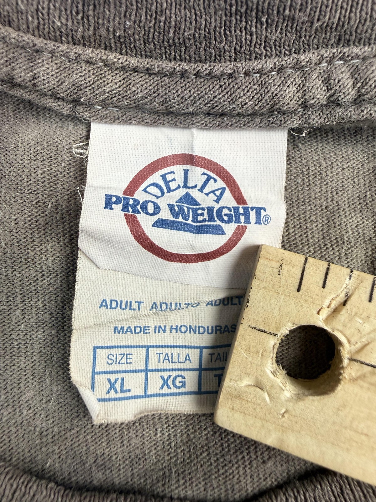 Delta Pro Shirt Mens XL Brown Pumpkin Scarecrow Graphic Tee Halloween Horror gallery