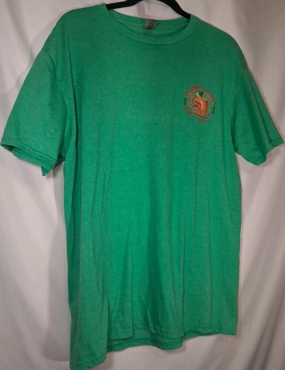 Large Sloppy Joe's Sloppy Ginger Best Mule In Town Key West Green T-Shirt gallery