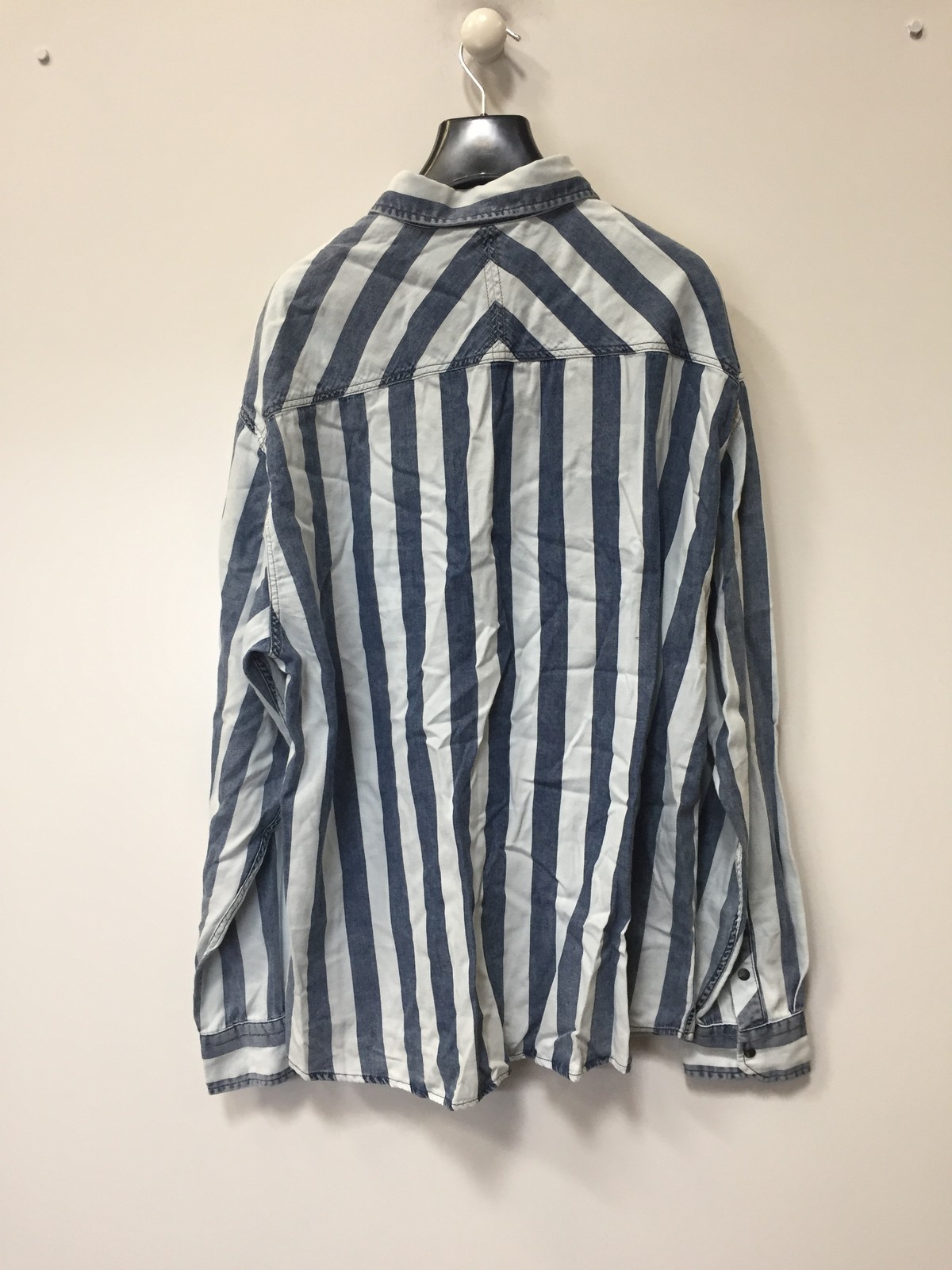 Mavi Men's Shirt, White/Blue, L KHU36 gallery
