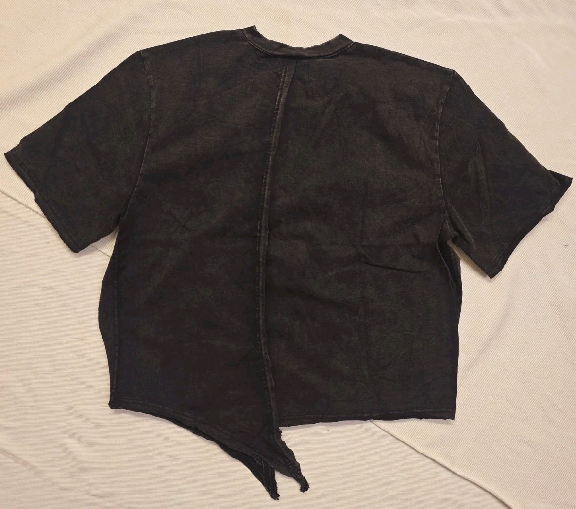RUSTIAL Adult Streetwear Abstract Denim Wash T-Shirt *Extremely Rare*- SMALL gallery