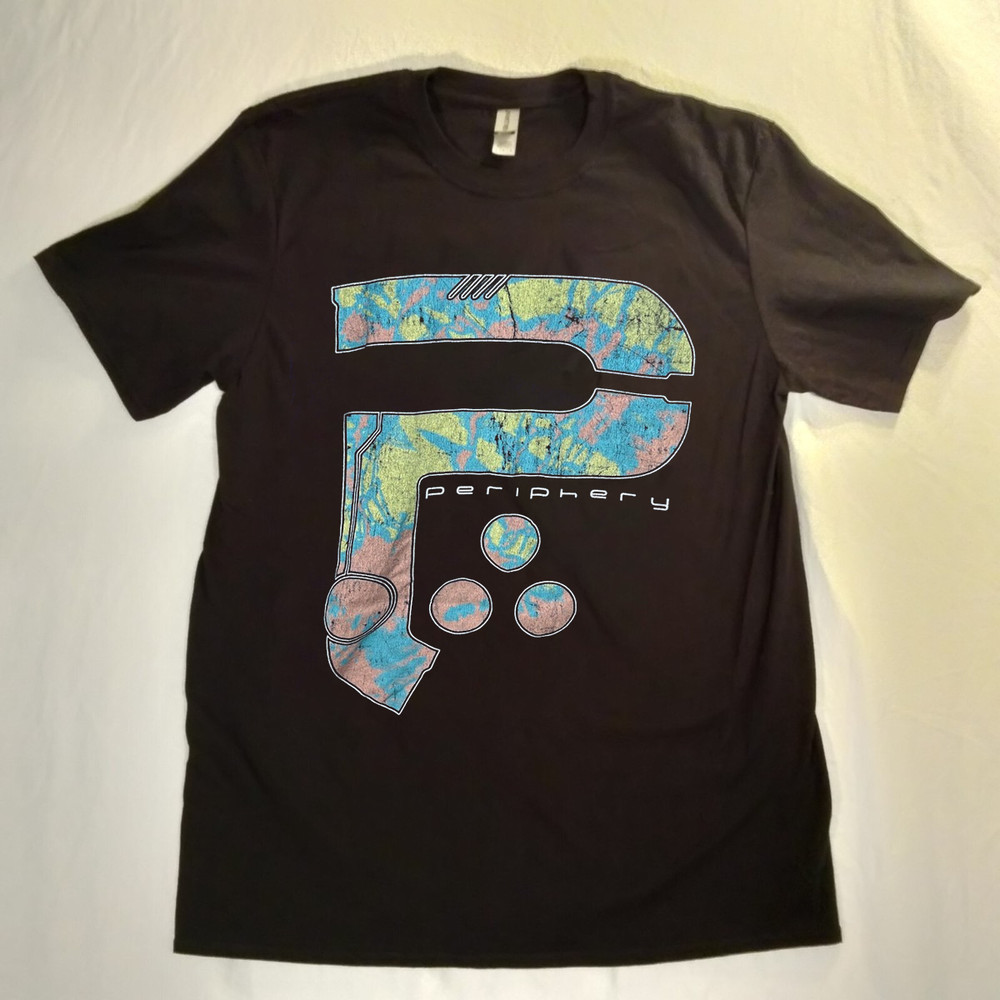 VTG Periphery Band Logo 100% Cotton Black S to 5XL Concert Shirt ZL585