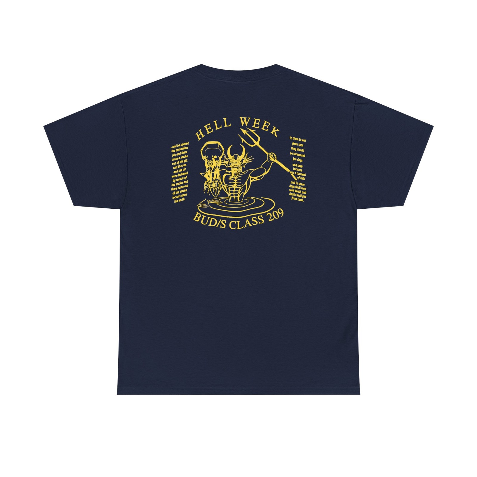 Navy SEAL BUD/S Class 209 Repro Tee, Hellweek, Military, Gift For Veterans,